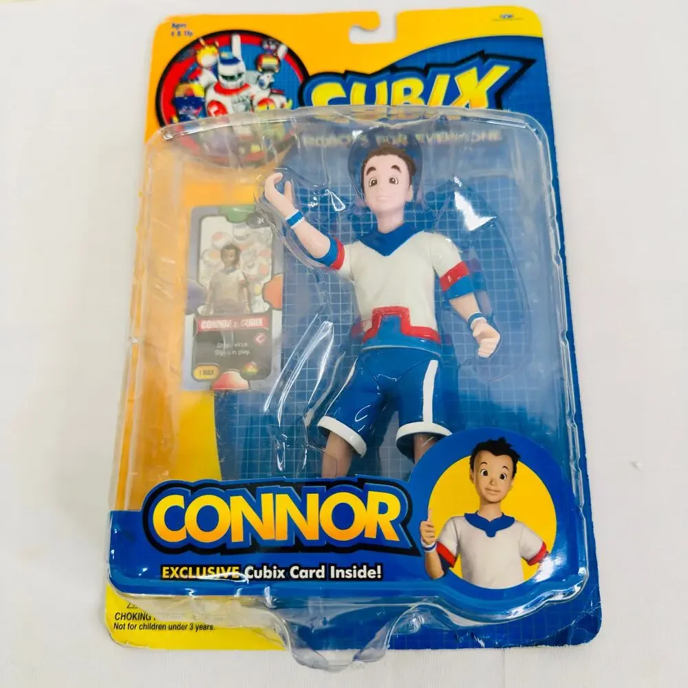 Cubix Robots for Everyone CONNOR Action Figure Toy Human Kid‎ Trendmasters